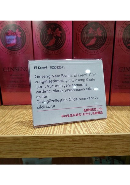 A6 L Tip Yatay Pleksi Föylük Etiketlik 2 mm 20Adet