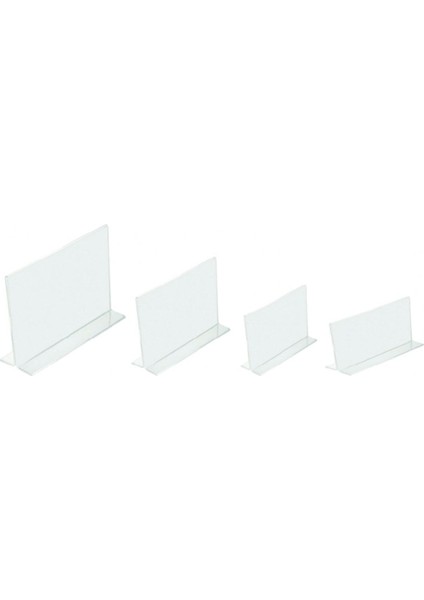 A6 T Tipi Yatay Föylük Broşürlük Şeffaf Pleksi 10 'lu Paket fiyatları