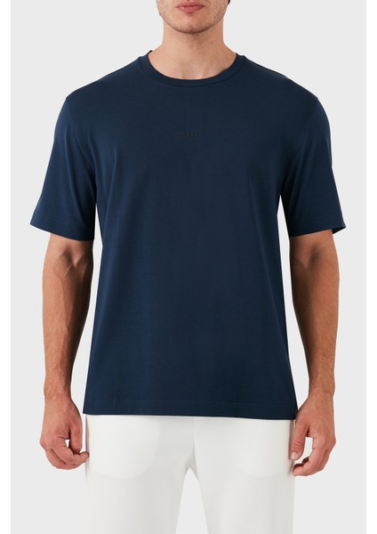 Streç Pamuklu Bisiklet Yaka T-Shirt Erkek T-Shirt 50473278 464