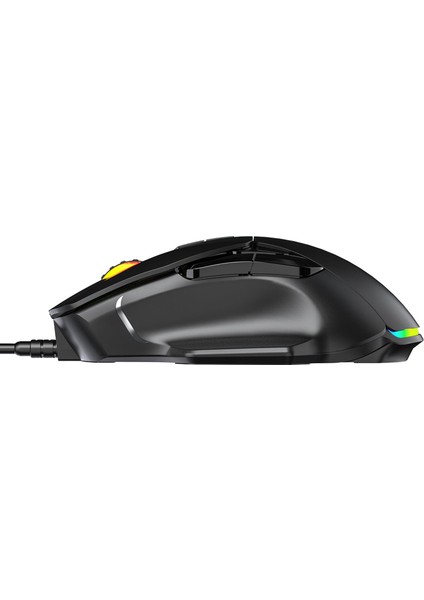 F815 12800DPI Rainbow 7 Tuşlu Makro Optik Gaming Oyuncu Mouse