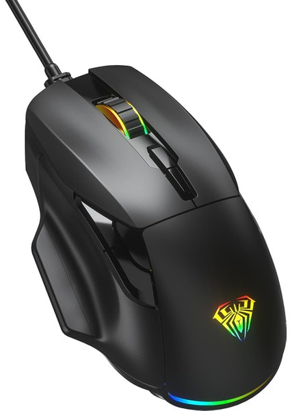 F815 12800DPI Rainbow 7 Tuşlu Makro Optik Gaming Oyuncu Mouse