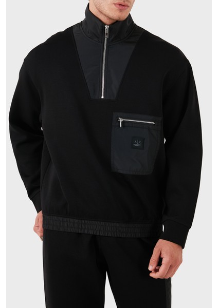 Pamuklu Yarım Fermuarlı Yaka Sweat Erkek Sweat XM000083 AF10818 UC001