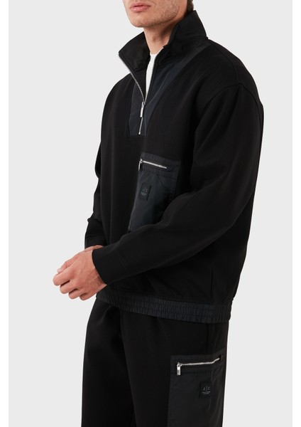 Pamuklu Yarım Fermuarlı Yaka Sweat Erkek Sweat XM000083 AF10818 UC001 modelleri