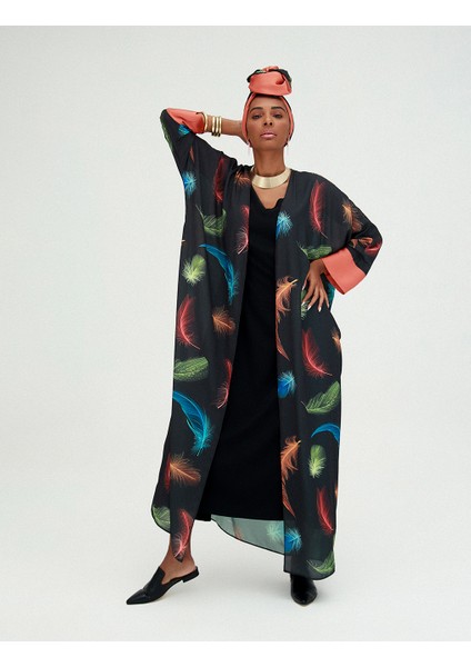Feather Kimono