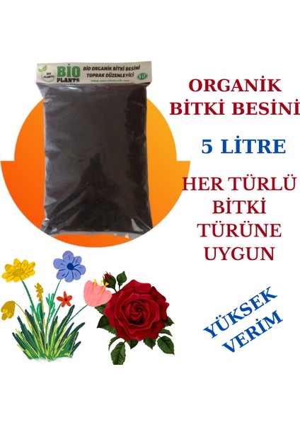 Bio Organik Bitki Besini ( 5 Litre )