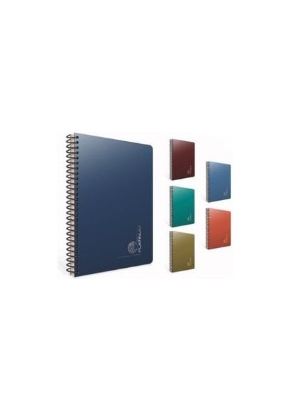 Platınum Spiralli Plastik Kapak Defter A4 80 Yaprak Çizgisi