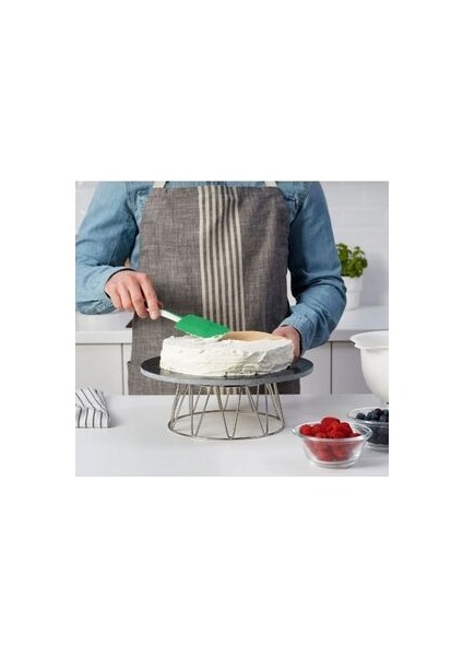 Gubbröra Spatula Yeşil + Gübbröra Spatula Pembe + Silikon Siyah Fırça 3 Lü Set