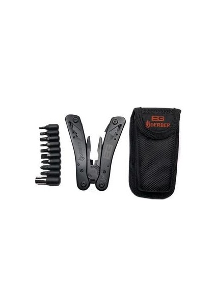 Gerber Bg Multitool Vida Takımı Kılıflı Çok Amaçlı Pense Siyah Katlanır Pense fırsatları