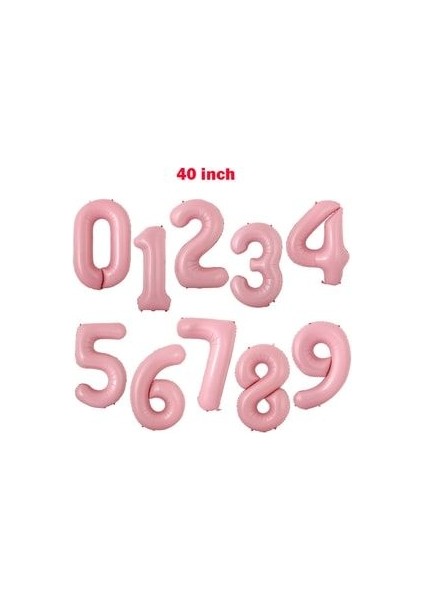 Unicorn Balon Seti Pembe Rakam Balonlu Unicorn Temalı Doğum Günü Karşılama Seti modelleri