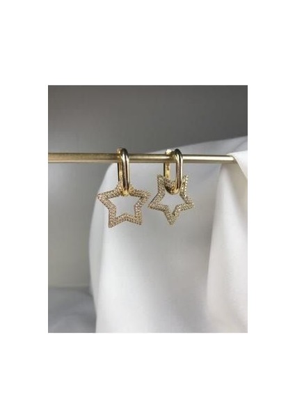 Zirkon Taşlı Yıldız Küpe fiyatları