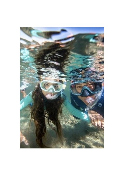 Subea Çocuk Dalış Maskesi - Açık Yeşil - 100 Confort modelleri