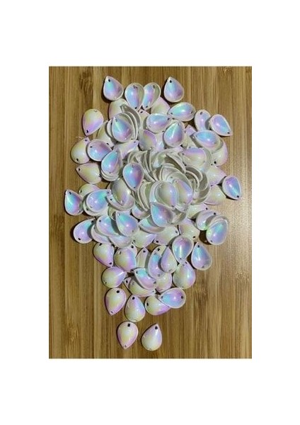 Abiye, Yazma, Halay Mendili, Vb.işleme. Pleksi Damla Pul. 11MMX15MM. 20GR. Takriben 130-135ADET. fırsatları