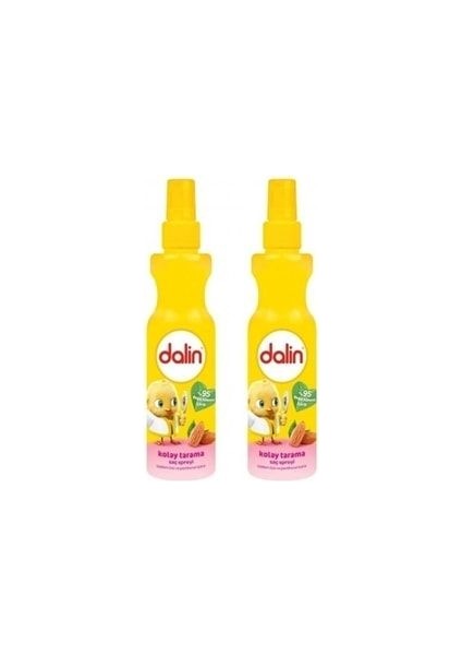 Kolay Tarama Saç Spreyi Badem Özü ve Panthenol 200 ml 8690605062194 (2 Adet)