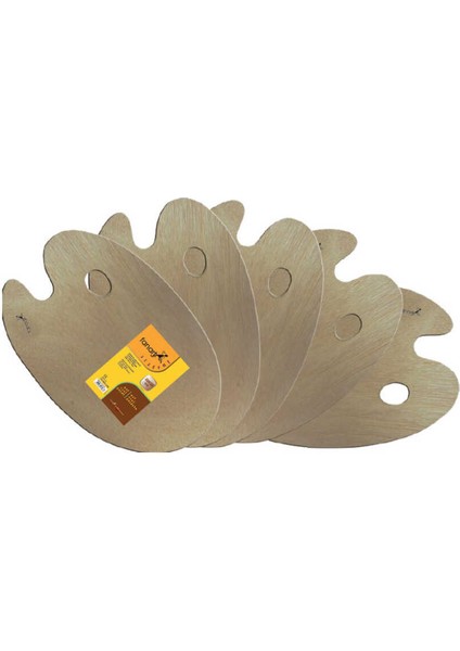 Academy Mdf Oval Palet 20 x 30 x 0 3 cm