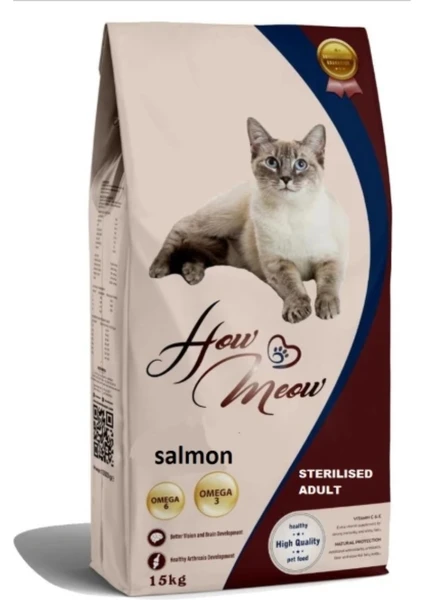 How Meow Somonlu Kısır Kedi Maması