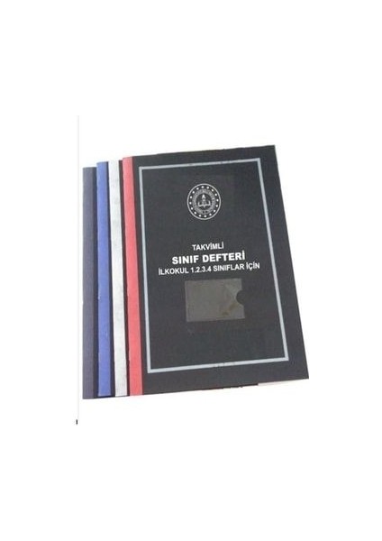 Ilkokul Sınıf Defteri Takvimli Plastik Kapak - 5 Adet-
