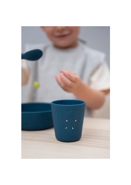 Sılıcone Cup 2 Mrs.elephant - 2'li Silikon Bardak