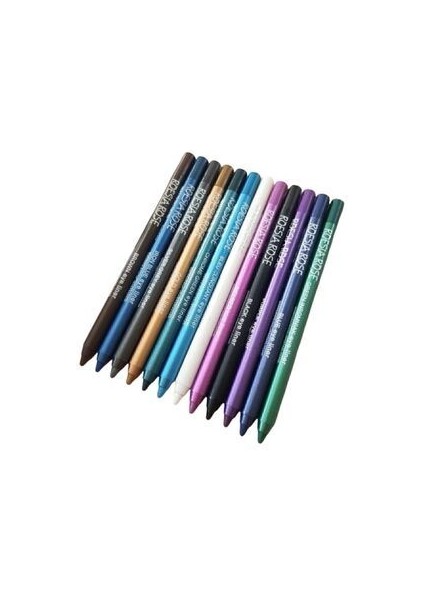 Roesıa Rose 12 Li Model Ultra Yağlı Renkli Göz Kalemi