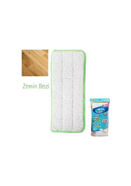 Orjinal Tablet Mop Yedek Bezi- 3 Farklı Kullanım Alanı -3 Adet Yedek Bez-Microfiber Refill fiyatları