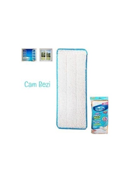 Orjinal Tablet Mop Yedek Bezi- 3 Farklı Kullanım Alanı -3 Adet Yedek Bez-Microfiber Refill modelleri