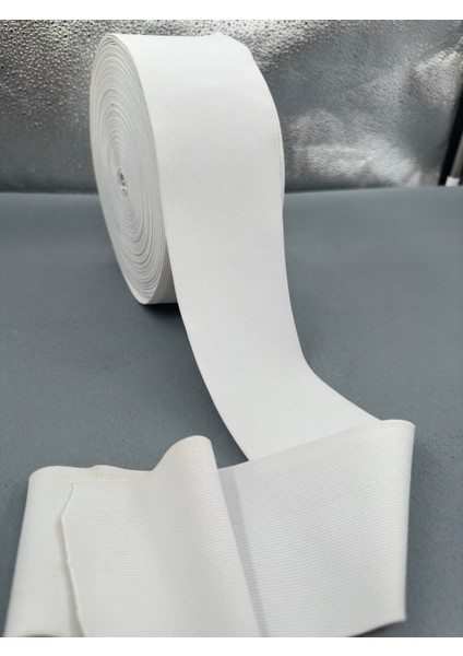 7.5 cm Dokuma Lastik-5 Metre-Beyaz modelleri