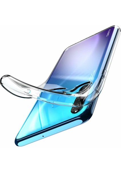 Huawei P30 Lite Kılıf Lüx Şeffaf Silikon 24051