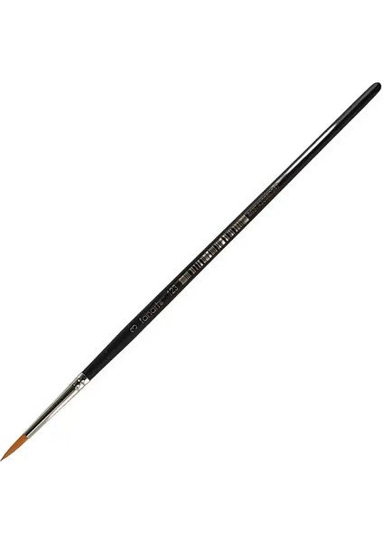 Academy Seri 123 Sentetik Yuvarlak Fırça No3