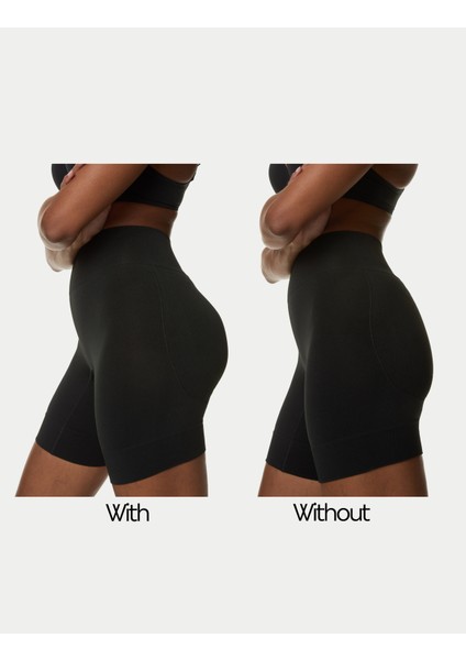 Cool Comfort™ Dikişsiz Kalça Şekillendirici Şort Korse modelleri