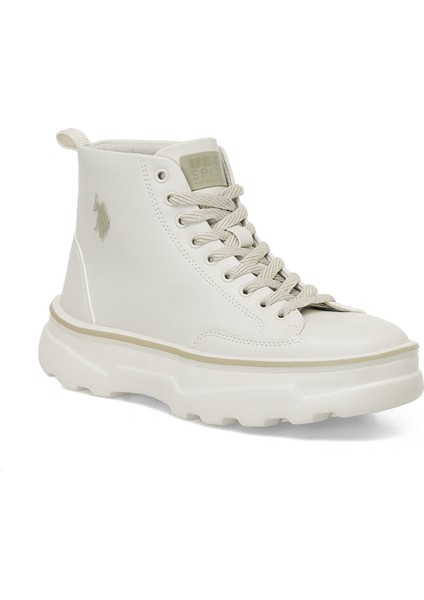 U.S. Polo Assn. Sodıum Hı 4Pr Bej Kadın High Sneaker