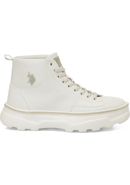 U.S. Polo Assn. Sodıum Hı 4Pr Bej Kadın High Sneaker