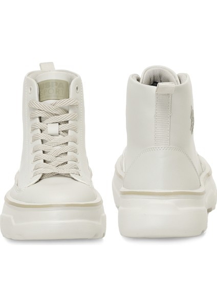 U.S. Polo Assn. Sodıum Hı 4Pr Bej Kadın High Sneaker