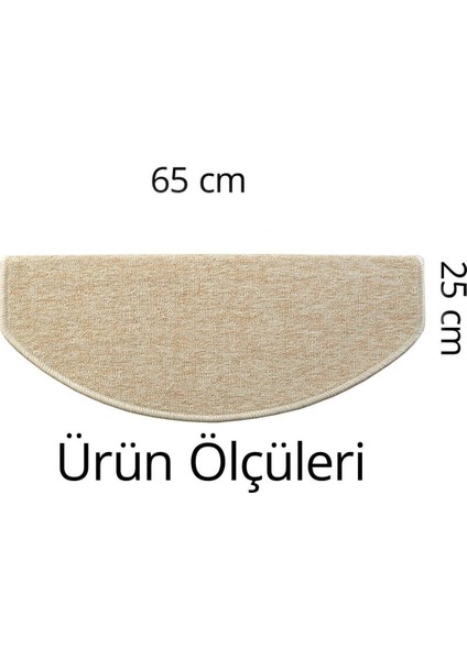 Bukle Halıdan Alınlıklı Basamak ve Merdiven Paspası 16'lı