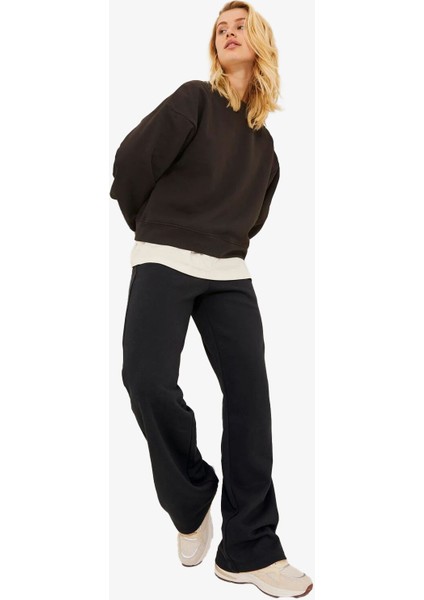 Jxally Kadın Siyah Eşofman Altı 12238611-BLACK modelleri