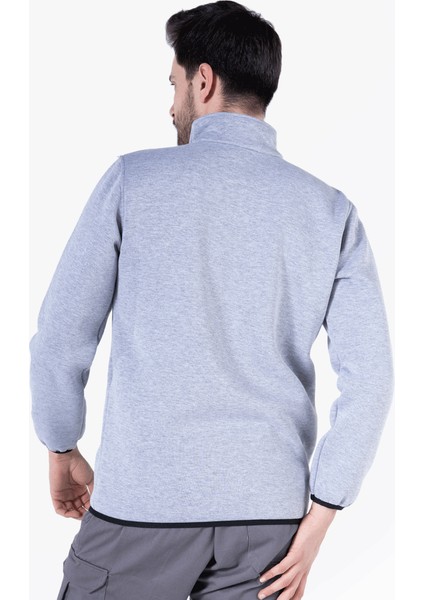 Yıldırımlar 3 İplik Dik Yakalı Fermuarlı Sweatshirt modelleri