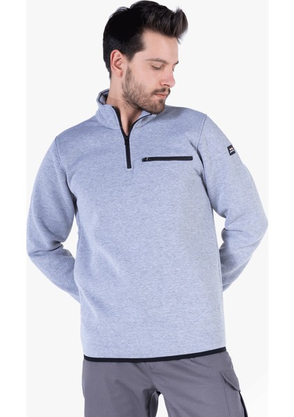 Yıldırımlar 3 İplik Dik Yakalı Fermuarlı Sweatshirt fırsatları