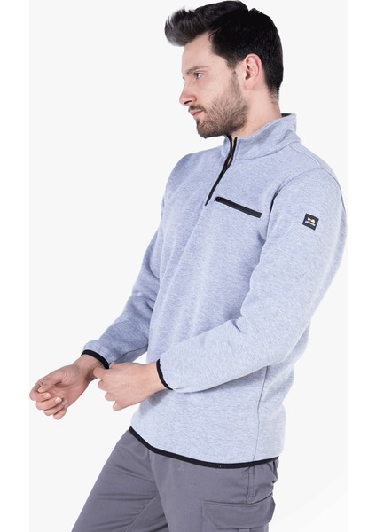 Yıldırımlar 3 İplik Dik Yakalı Fermuarlı Sweatshirt indirimleri