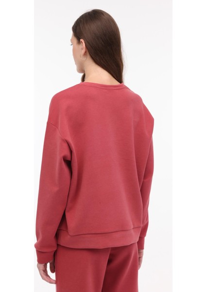 Wl Carla-B 16 4pr Pastel Bordo Kadın Sweatshirt