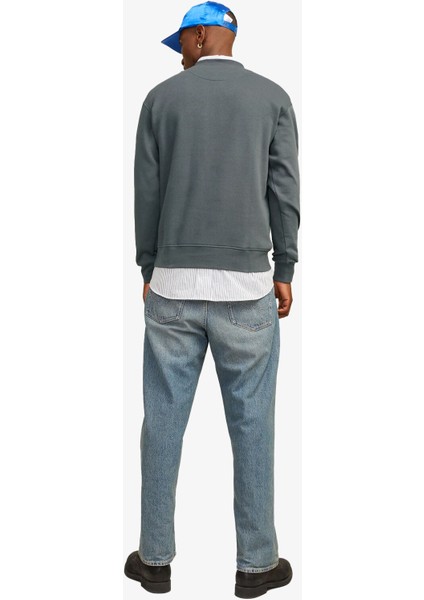 Jorvesterbro Sweat Crew Neck Noos Erkek Gri Sweatshirt 12241694-IRONGATE fırsatları