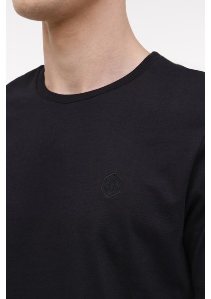 MB CT102 C Nk T-Sh 4pr Siyah Erkek Kısa Kol T-Shirt
