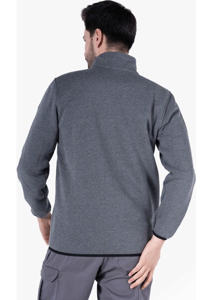 Yıldırımlar 3 İplik Dik Yakalı Fermuarlı Sweatshirt fiyatları