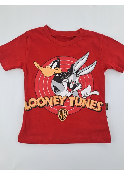 Erkek Çocuk Tişort Şort Ikili Takım Yazlık Loonet Tunes Buggs Buny Donald Duck Baskılı Pamuklu modelleri