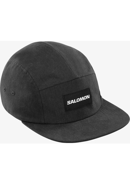 Five Panel Unisex Şapka - Siyah