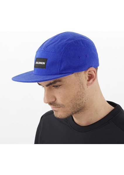Five Panel Unisex Şapka - Mavi fiyatları