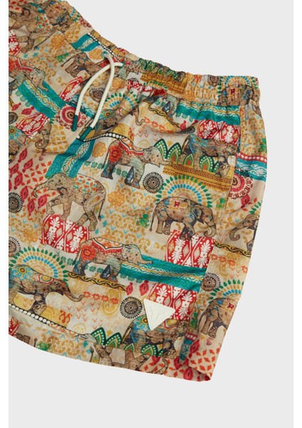 Bg Store Baba Desenli Şort modelleri