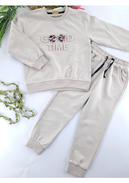 Kız Erkek Çocuk Unisex Eşofman Takımı Bel Paça Lastikli Cepli Premium Kalite
