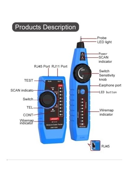 Nf 810 Kablo Test Aleti