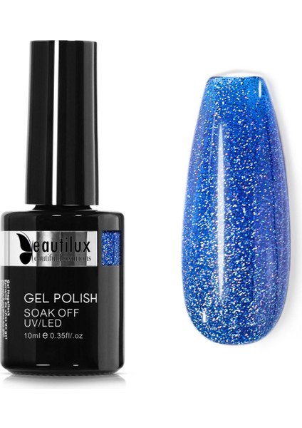 Kalıcı Oje Mermaid Shimmer Glitter B-161
