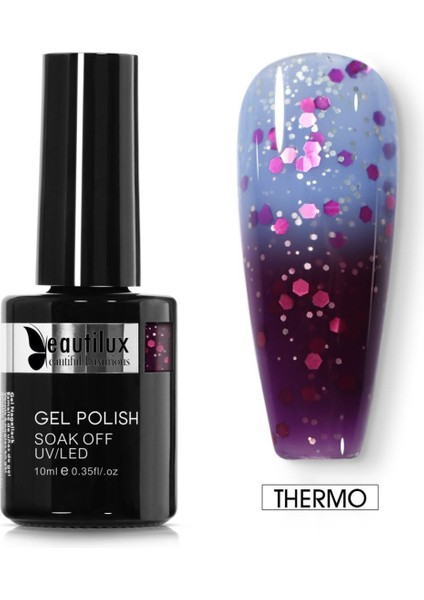 Kalıcı Oje Thermo Serisi Sıcaklığa Göre Değişen Renkler T-12 10 ml