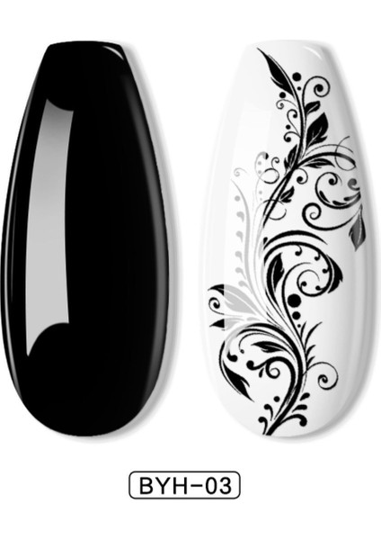 Kalıcı Oje Nail Art Stamping Jel Byh-03