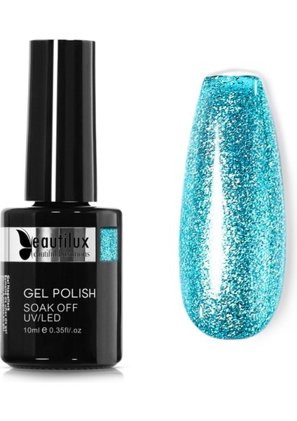 Kalıcı Oje Mermaid Shimmer Glitter B-156